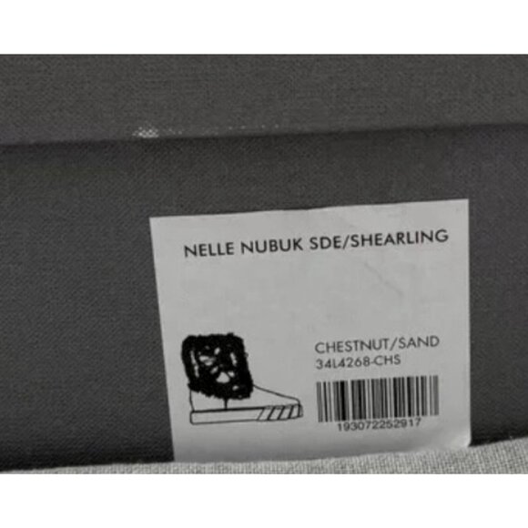 Aquatalia $525 Nelle Womens 7.5 Suede Shearling Waterproof Boots Italian Luxury - Picture 15 of 15